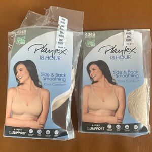 NWT .. 2 Playtex 18 hour bras